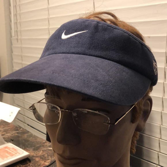 Nike Dri-Fit Men’s Navy Blue Adjustable Visor hats Size Adjustable - Picture 9 of 16